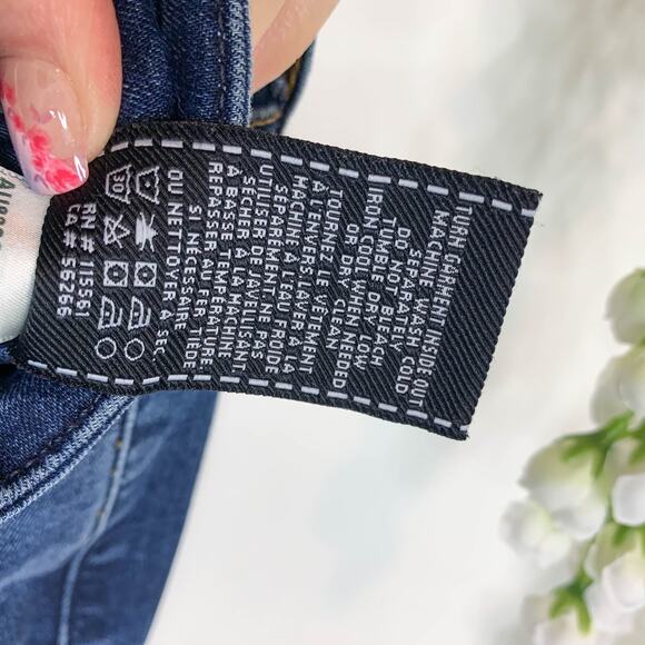 7FAM 7 FOR ALL MANKIND B(air) Denim The Ankle Skinny jean cropped 2833 - Picture 8 of 9